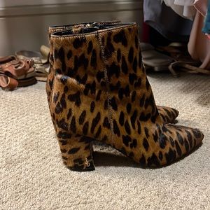 Sam Edelman leopard booties